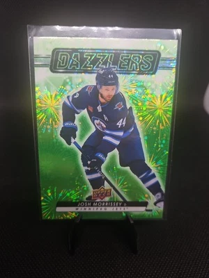 2023-24 Upper Deck Series 1 - Dazzlers Josh Morrissey #DZ-49 Green - Image 1 of 2