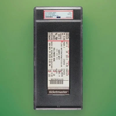 Boleto de concierto PSA 10 Kanye West 2019 Sunday Service Hollywood Bowl Angeles Foto 1 de 3