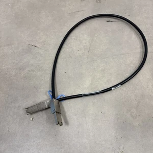 DELL 0VDCHF EXTERNAL SFF-8088 TO SFF-8088 MINI SAS TO MINI SAS STACKING CABLE 1M - Picture 1 of 4