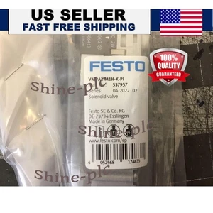US FREE TAX New FESTO VMPA2-M1H-B-PI 537954 SOLENOID VALVE - Picture 1 of 6