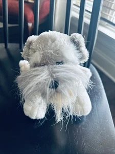 Webkinz HM159 plush toy Schnauzer Dog 8”-9”, No Code used - Picture 1 of 6