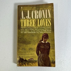 Drei Lieben von A.J. Cronin Vintage 1963 Pyramid Taschenbuch - Bild 1 von 11