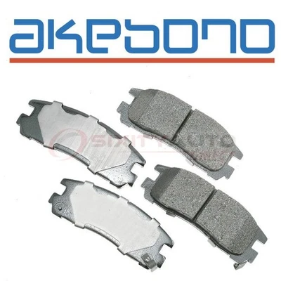 Akebono Pro-ACT Rear Disc Brake Pad Set for 1992-1994 Mitsubishi Expo LRV - li - Image 1 of 4