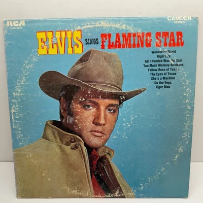 Elvis Presley "Elvis Sings Flaming Star" 1969 Vinyl LP RCA Camden CAS-2304 USED - Image 1 of 4