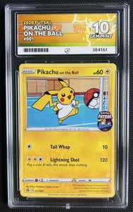 Pikachu am Ball 001/005 Ace 10 Futsal Promo 2020 Pokemon TCG Gem Mint - Bild 1 von 2