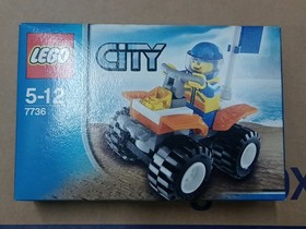 NEW RETIRED Lego City 7736 Coast Guard Quad Bike SEALED NIB