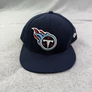 New Era Tennessee Titan Fitted Hat Size 8 NFL 59Fifty Cap Blue - Picture 1 of 8