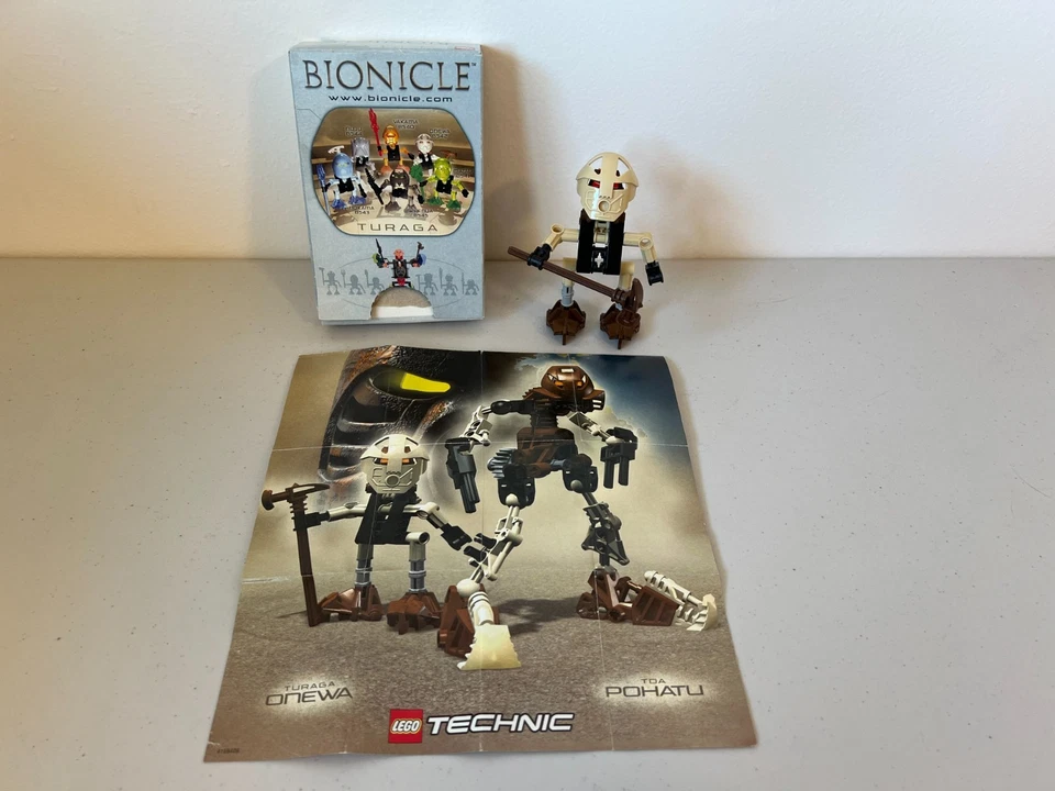 Lego 8542 Bionicle Turaga Onewa 93,3% completo - faltando apenas as elásticos - Imagem 1 de 1