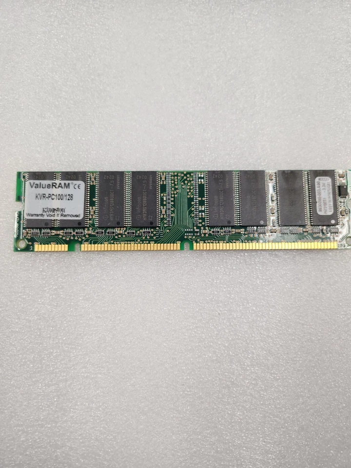 SAMSUNG/Infineon/Micron/Kingston 128MB PC100 168PIN  MEMORY - Image 1 of 1