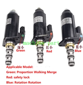 Excavator Hydraulic Pilot Solenoid Valve Fit For SANY135 205 215 235-8S - Picture 1 of 8
