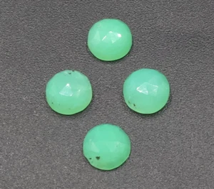 Natural Chrysoprase Rosecut, Round Shape, Chrysoprase Gemstone 6x6 mm 3.50 Ct - Picture 1 of 4