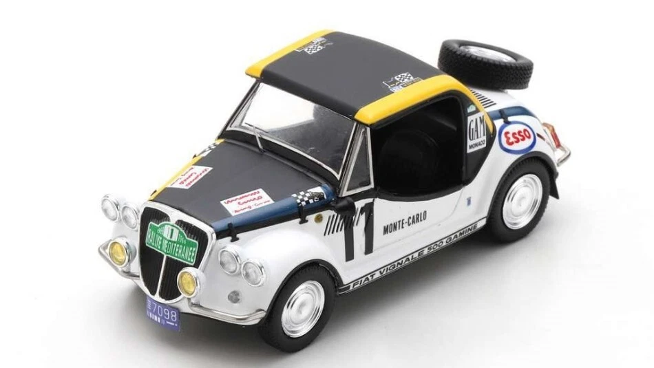 Fiat 500 Gamine #11 Monte Carlo 1969 R.f.dulbecco / Y.le Graverend 1:43 Model - Immagine 1 di 1