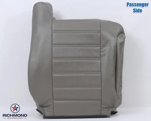 03-07 Hummer H2 - Cubierta de asiento de cuero genuino con respaldo inclinado lateral del pasajero gris trigo - Imagen 1 de 12