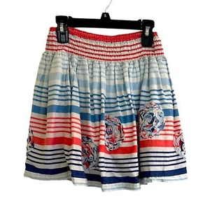 The children’s place multicolored striped flared skirt smocked waist girl 12 - Picture 1 of 8