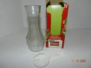 Vintage Salad Dressing Cruet Glass Bottle ~ Good Seasons NOS - Picture 1 of 1