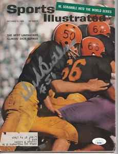 Dick Butkus Autographed Sports Illustrated Magazine 10/12/64 JSA I564 - Picture 1 of 1