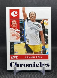 2022 Panini Chronicles UFC JULIANNA PENA #37 BLUE /99 Bantamweight SP - Bild 1 von 3