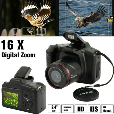 Digital SLR Camera 16X Zoom 16MP Vlogging Video Camera w/ 3 Inch TFT LCD Screen - Image 1 of 4
