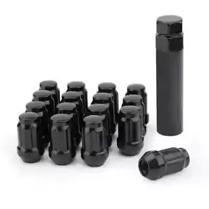 Locking Black Spline Lugs Lug Nuts Honda TRX450R 400EX 300EX TRX250R - Foto 1 di 1