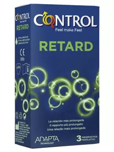 Profilattici Control Retard Preservativi Ritardanti Eiaculazione Precoce - Zdjęcie 1 z 2