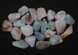 Australia Natural COOBER PEDY LIGHT BASE OPAL Specimen Rough Lot 42.00cts - Picture 1 of 12