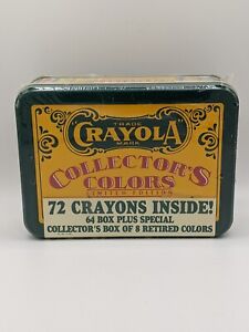 CRAYOLA Collector's Colors Limited Edition Tin- Vintage 1991 New/Sealed