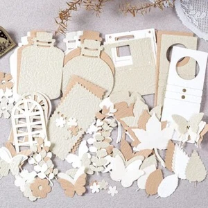 80pcs Multi-Shape Material Handmade Paper Pack Junk Journal For Scrapbooking NEW - Picture 1 of 7