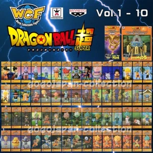 Figura Coleccionable Mundial DRAGONBALL SUPER WCF SERIE vol.1-10 Juego Completo + MEGA - Imagen 1 de 10