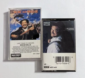 Boxcar Willie Cassette Tapes - Last Train To Heaven & Not The Man I Used To Be - Picture 1 of 4