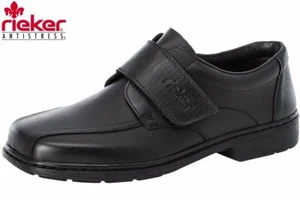 Rieker Herren Business Halbschuh Leder Schuhe Schwarz 16760-00 - Bild 1 von 3
