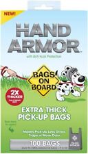 Bags on Board Hand Armour Extra Thick Dog Poo Bags with Leak Proof Protection, 