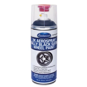 Eastwood 2K Urethane AeroSpray Rally Activator Wheel Durable Paint Satin Black - Picture 1 of 2