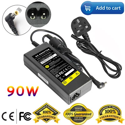 90W For Sony Vaio PCG-71313M Compatible Laptop Power Supply AC Adapter Charger - Image 1 of 4