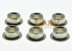 Metal Guitar Conversion Bushings Ferrules nickel for Vintage Tuning Keys - Picture 1 of 4