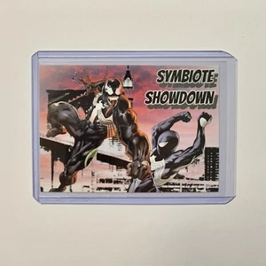 SPIDER-MAN VS VENOM SYMBIOTE SHOWDOWN ARTIST PRINT PREMIUM COMIC ART CARD - Picture 1 of 8