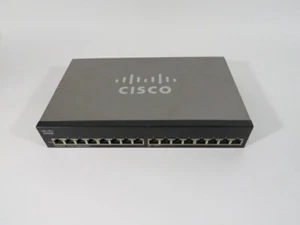 Cisco SG100-16 16-Port Gigabit Switch 100-240V/50-60Hz USED - Picture 1 of 3