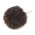 4'' Horsehair Polishing Wheel Buffing Brush with Ball Head Wood Metal Rotary Tool