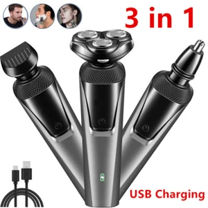 Professional Cheek Beard Trimmer Nose Hair Cutting Barber Shaver Machine for Men - Picture 1 of 16