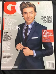 GQ Magazine May 2009 ~ Zac Efron, Paul Rudd, Chris Evans, Rachel Wood, Jay Leno - Foto 1 di 7