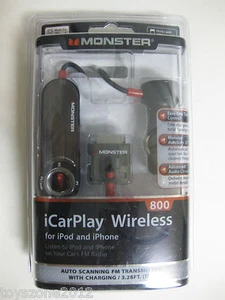 MONSTER iCarPlay Wireless 800 FM Transmitter FACTORY SEALED !!! - Afbeelding 1 van 1