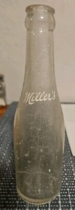 Miller's soda bottle. Early ACL. UNUSUAL. - Picture 1 of 3