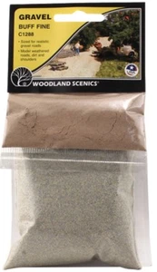 Woodland Scenics C1288 Fine Buff Gravel Road Kit - Picture 1 of 1
