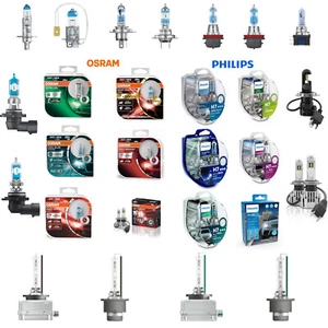 Osram Philips Duopack 2 Pieces Halogen Xenon LED All Types Free Selection - Picture 1 of 55