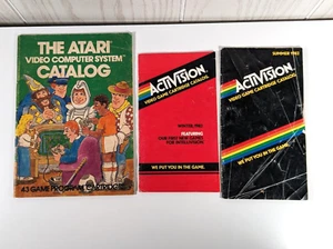 Atari 2600 3 Catalogs - Combine Ship - 1 Atari & 2 Activision Winter/Summer 1982 - Photo 1/5