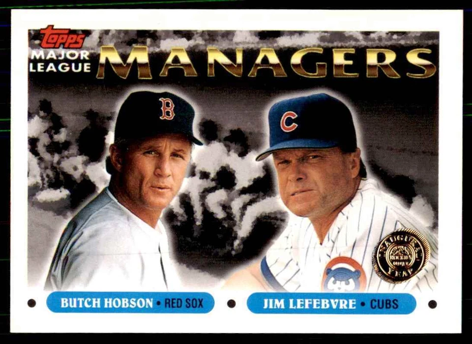 1993 Topps Inaugural Colorado Rockies Butch Hobson/Jim Lefebvre #502 - Image 1 of 2