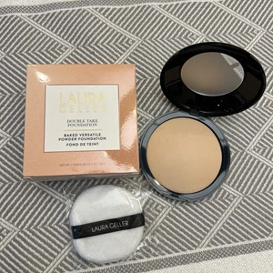 Laura Geller Double Take Baked Versatile Powder Foundation Fair 0.9oz - Picture 1 of 5