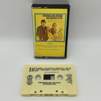 The Mamas and Papas - 20 Golden Hits (Cassette Tape, 1972, Dunhill) M 5023-50145 - Image 1 of 4