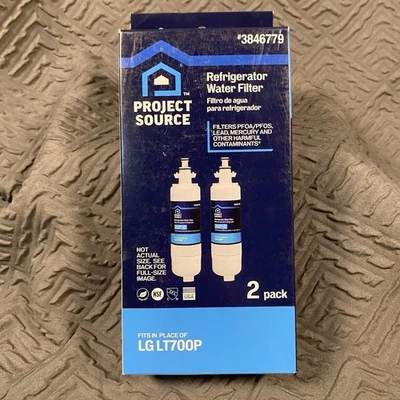 Project Source 2-Pack Refrigerator Water Filter #3846779 LG LT700P - Image 1 of 4
