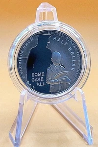 2022 S National Purple Heart Hall of Honor PROOF Half Dollar Coin Box & COA USA! - Picture 1 of 5