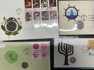 Lot of 8 Hand Painted Jonal cachet First Day covers mixed group 1 Australian Pos - Picture 1 of 3